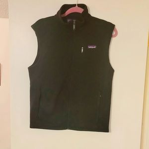 PATAGONIA mens zip up sweater vest. Size S.